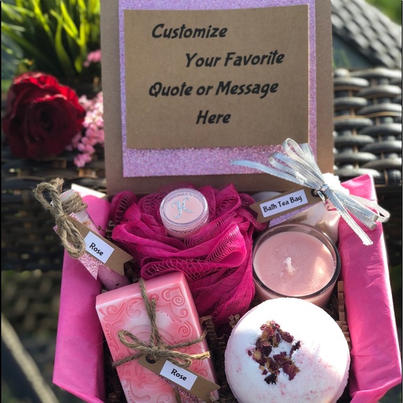 Rose’ “Custom Message or Quote” Natural Gift Box - Picture 8 of 8